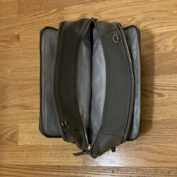 Kate Spade Leather-Suede Gray Handbag - Picture 10 of 16